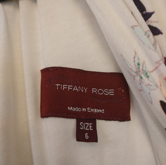 Tiffany Rose Alana Jersey Maxi Japanese Garden Floral Maternity Dress 14/16 - Picture 4 of 5